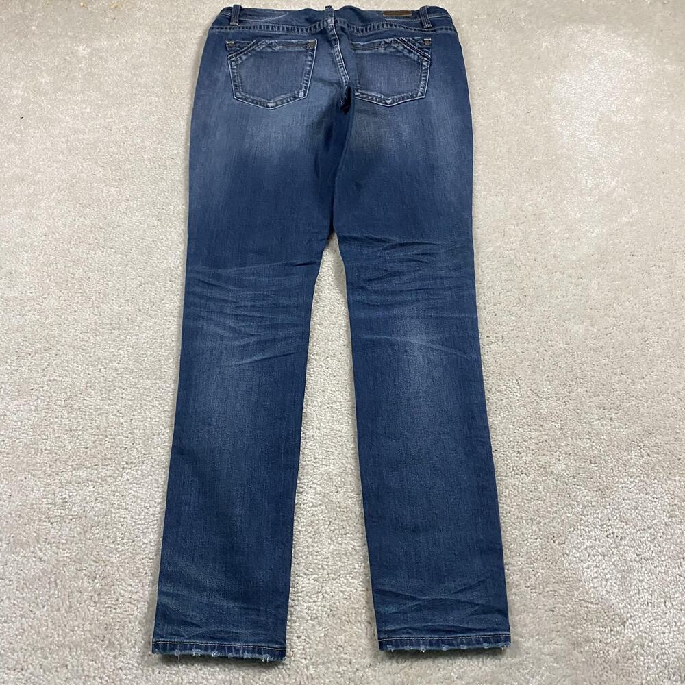 Buckle Black Jeans Mens 29x32 Blue Skinny Candiani Italian Denim Stretch